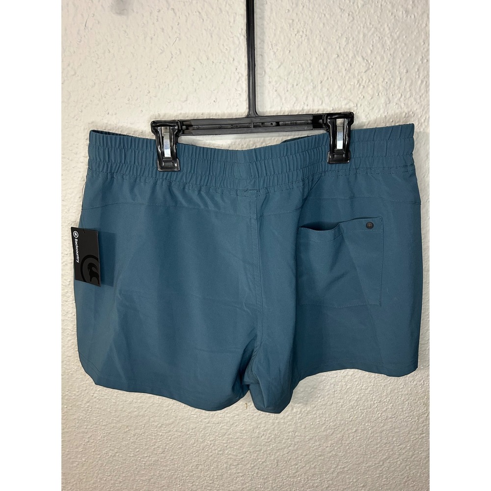 Backcountry On The Go Shorts Womens Large Orion Blue Hiking Active  NEW - Picture 2 of 3